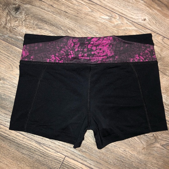 Under Armour Snakeskin Black Fitted Shorts - Picture 6 of 11